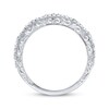 Thumbnail Image 3 of Previously Owned Neil Lane Anniversary Band 2 ct tw Marquise, Oval & Round Diamonds 14K White Gold - Size 8