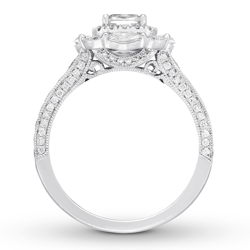 Main Image 2 of Previously Owned Neil Lane Diamond Engagement Ring 1-5/8 ct tw 14K White Gold - Size 10