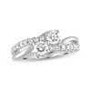 Thumbnail Image 1 of Previously Owned Ever Us Two-Stone Diamond Ring 1 ct tw Round-cut 14K White Gold - Size 10