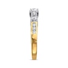 Thumbnail Image 2 of Previously Owned Three-Stone Diamond Ring 1 ct tw Round-cut 14K Yellow Gold Size 4
