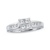 Thumbnail Image 1 of Previously Owned Diamond Engagement Ring 7/8 Carat tw 14K White Gold - Size 11.5