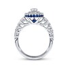 Thumbnail Image 3 of Previously Owned Engagement Ring 1 ct tw Round-cut Diamonds 14K White Gold