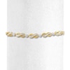 Thumbnail Image 1 of Previously Owned Diamond Infinity Bracelet 1 cttw Baguette/Round 10K Yellow Gold