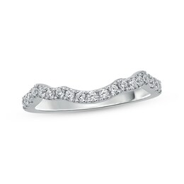 Previously Owned Diamond Wedding Band 1/4 ct tw Round-cut 14K White Gold