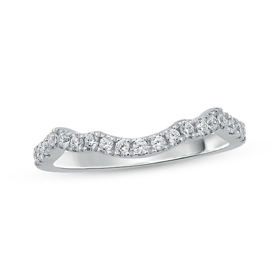 Previously Owned Diamond Wedding Band 1/4 ct tw Round-cut 14K White Gold