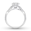 Thumbnail Image 1 of Previously Owned Diamond Engagement Ring 1 ct tw Round-cut 14K White Gold