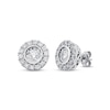 Thumbnail Image 1 of Previously Owned Diamond Earrings 1-1/4 ct tw Round-cut 14K White Gold