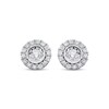Thumbnail Image 2 of Previously Owned Diamond Earrings 1-1/4 ct tw Round-cut 14K White Gold