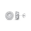 Thumbnail Image 3 of Previously Owned Diamond Earrings 1-1/4 ct tw Round-cut 14K White Gold