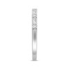 Thumbnail Image 2 of Previously Owned Diamond Anniversary Band 1/5 cttw Round and Baguette-Cut 14K White Gold
