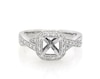 Thumbnail Image 1 of Previously Owned Diamond Ring Setting 3/8 ct tw Round-Cut 14K White Gold
