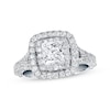 Thumbnail Image 1 of Previously Owned Neil Lane Diamond Engagement Ring 2 cttw Princess & Round-cut 14K White Gold - Size 5.5