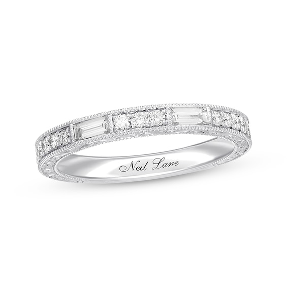 Previously Owned Neil Lane Diamond Wedding Band 3/8 ct tw 14K White Gold