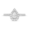 Thumbnail Image 2 of Previously Owned Neil Lane Diamond Engagement Ring 1 ct tw Pear & Round-cut 14K White Gold