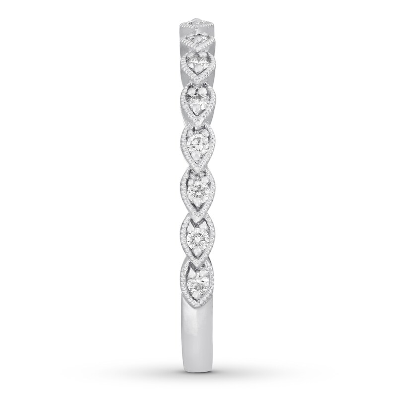 Main Image 3 of Previously Owned Neil Lane Diamond Wedding Band 1/6 ct tw 14K White Gold