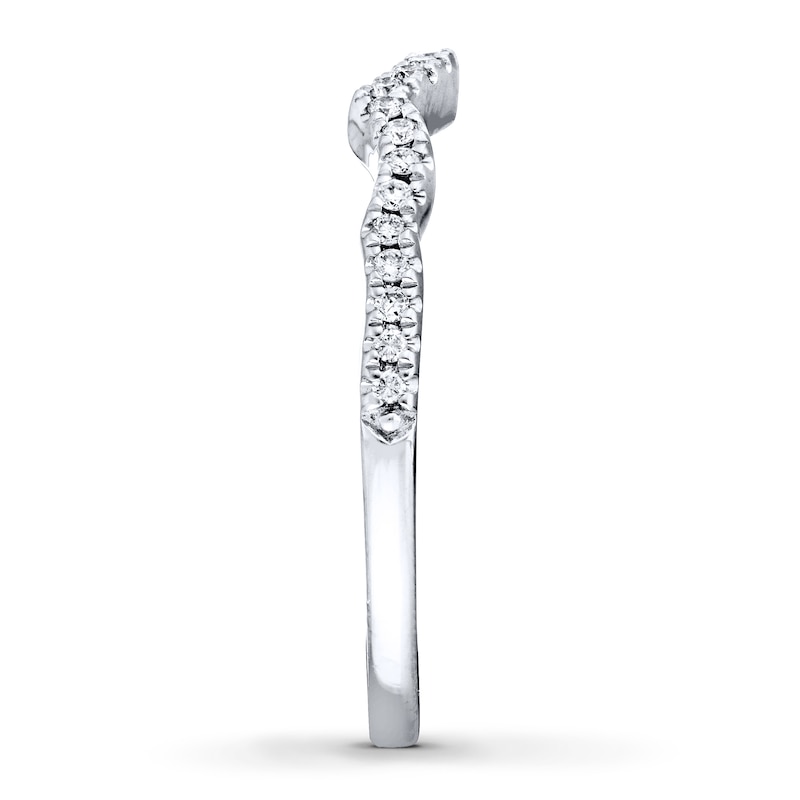 Previously Owned Neil Lane Bridal Wedding Band 1/6 ct tw Diamonds 14K White Gold