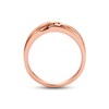 Thumbnail Image 2 of Previously Owned Men's Diamond Wedding Band 1/10 ct tw Round-cut 10K Rose Gold