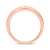 Thumbnail Image 3 of Previously Owned Men's Black/White Diamond Wedding Band 1/4 ct tw Round-cut 10K Rose Gold
