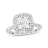 Thumbnail Image 0 of Previously Owned Diamond Engagement Ring 1-1/2 ct tw Princess & Round-cut 14K White Gold