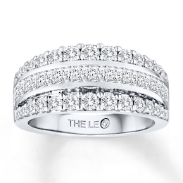 Previously Owned THE LEO Diamond Ring 1-5/8 ct tw Princess-cut 14K White Gold