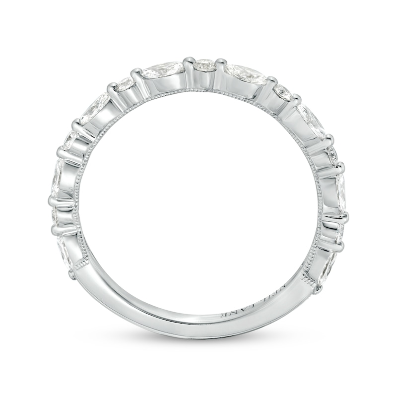 Previously Owned Neil Lane Premiere Diamond Anniversary Ring 1/2 ct tw Round & Marquise-cut 14K White Gold