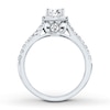 Thumbnail Image 3 of Previously Owned THE LEO Diamond Engagement Ring 1 ct tw Emerald-cut 14K White Gold