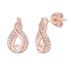Thumbnail Image 2 of Previously Owned Diamond Earrings 1/4 ct tw Round-cut 10K Rose Gold