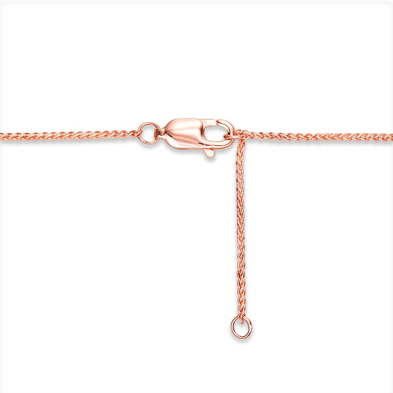 Main Image 2 of Previously Owned Interwoven Diamond Bracelet 1/6 ct tw Round-cut 10K Rose Gold