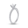 Thumbnail Image 2 of Previously Owned  Diamond Engagement Ring 5/8 ct tw Princess & Round-cut 14K White Gold - Size 9.5