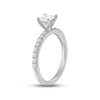 Thumbnail Image 1 of Previously Owned  Diamond Engagement Ring 5/8 ct tw Princess & Round-cut 14K White Gold - Size 9.5