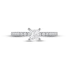 Thumbnail Image 3 of Previously Owned  Diamond Engagement Ring 5/8 ct tw Princess & Round-cut 14K White Gold - Size 9.5