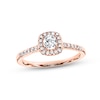 Thumbnail Image 0 of Previously Owned  Diamond Engagement Ring 3/8 ct tw Round-cut 10K Rose Gold - Size 3.75