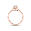 Thumbnail Image 2 of Previously Owned  Diamond Engagement Ring 3/8 ct tw Round-cut 10K Rose Gold - Size 3.75