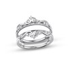 Thumbnail Image 1 of Previously Owned  Diamond Insert Ring 1/4 ct tw Round-cut14K White Gold - Size 3