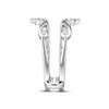 Thumbnail Image 2 of Previously Owned  Diamond Insert Ring 1/4 ct tw Round-cut14K White Gold - Size 3