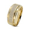 Thumbnail Image 2 of Previously Owned Men's Band 1/2 ct tw Diamonds 10K Yellow Gold Size 12.5