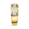 Thumbnail Image 3 of Previously Owned Men's Band 1/2 ct tw Diamonds 10K Yellow Gold Size 12.5