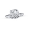 Previously Owned  Diamond Engagement Ring 1 ct tw Princess & Round-cut 14K White Gold