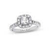 Thumbnail Image 1 of Previously Owned Neil Lane Diamond Engagement Ring 1-3/8 ct tw Cushion & Round-cut 14K White Gold - Size 4