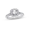 Thumbnail Image 0 of Previously Owned Neil Lane Diamond Engagement Ring 1-3/8 ct tw Cushion & Round-cut 14K White Gold - Size 4