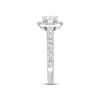 Thumbnail Image 2 of Previously Owned Neil Lane Diamond Engagement Ring 1-3/8 ct tw Cushion & Round-cut 14K White Gold - Size 4