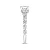 Thumbnail Image 1 of Previously Owned Neil Lane Premiere Diamond Engagement Ring 1-1/5 ct tw Cushion & Round-cut 14K White Gold