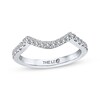 Thumbnail Image 1 of Previously Owned THE LEO Diamond Wedding Band 1/4 ct tw Round-cut 14K White Gold - Size 4.5