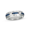 Thumbnail Image 1 of Previously Owned Le Vian Men's Ceylon Sapphire Band 14K Vanilla Gold