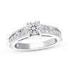 Thumbnail Image 1 of Previously Owned Diamond Engagement Ring 1-1/4 ct tw Round-cut 14K White Gold