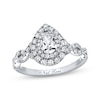 Thumbnail Image 1 of Previously Owned Neil Lane Diamond Engagement Ring 1-1/8 ct tw Pear & Round-cut 14K White Gold Size 6.5