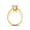 Previously Owned Diamond Engagement Ring 1-7/8 ct tw Princess & Round-cut 14K Yellow Gold