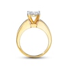 Thumbnail Image 3 of Previously Owned Diamond Engagement Ring 1-7/8 ct tw Princess & Round-cut 14K Yellow Gold