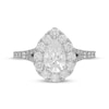 Previously Owned Neil Lane Diamond Engagement Ring 1-7/8 ct tw Pear & Round-cut 14K White Gold