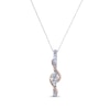 Thumbnail Image 1 of Previously Owned Ever Us Necklace 1/2 ct tw Diamonds 14K Two-Tone Gold 19&quot;
